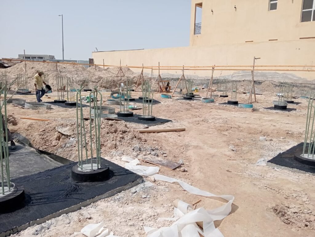 Substructure waterproofing work in Abu Dhabi