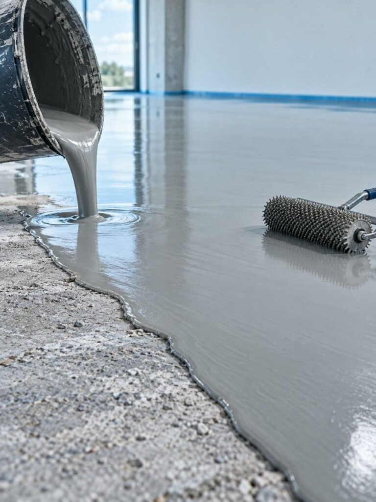 concrete floor preparation icad musaffah