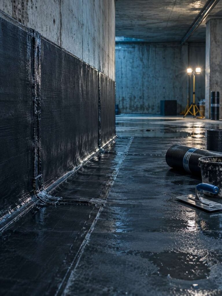 Professional waterproofing services for buildings in Abu Dhabi