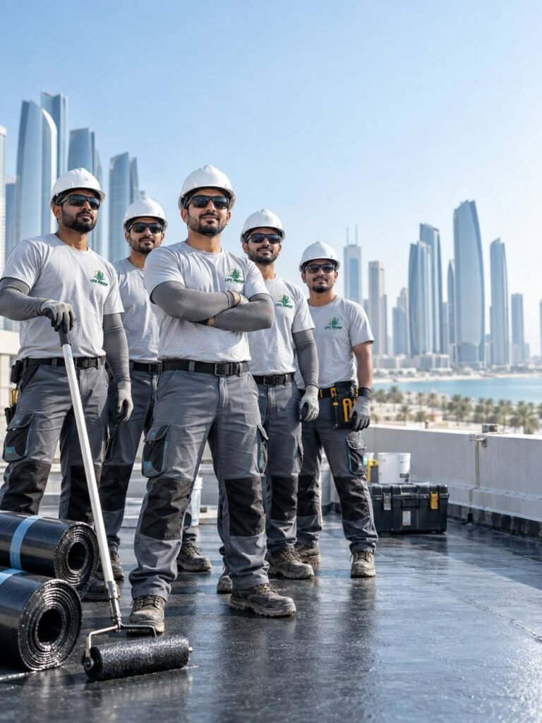 Professional waterproofing services for buildings in Abu Dhabi