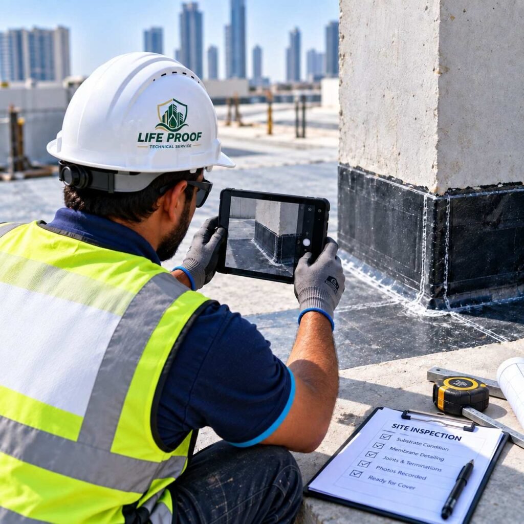 Professional waterproofing services for buildings in Abu Dhabi