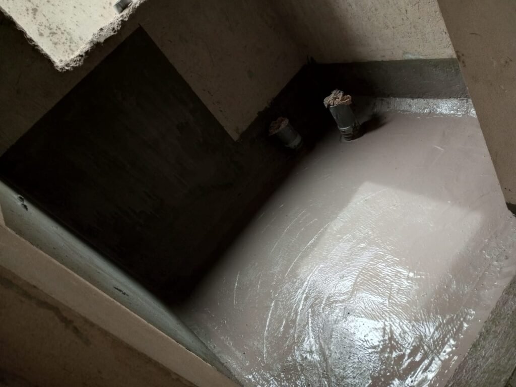 Wet area waterproofing work in Abu Dhabi